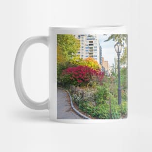 Lamppost and Bench Mug